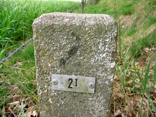 Grenspaal 2-I (Foto: Dick Waanders)