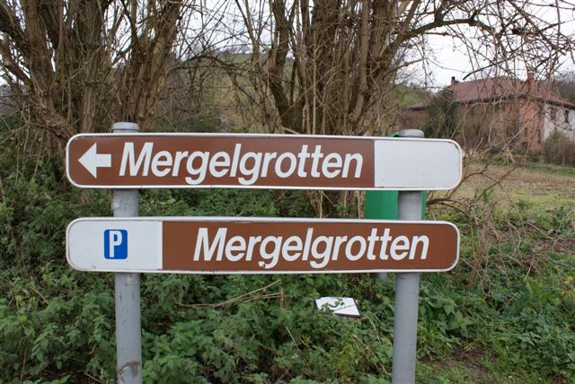 Bordje 'Mergelgrotten' (Foto: Hans Hermans)