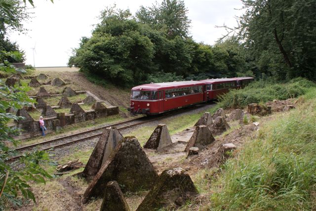 Dieseltrein met Westwall (Foto: Hans Hermans)