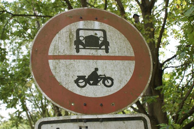 Bord met klassieke auto (Foto: Hans Hermans)