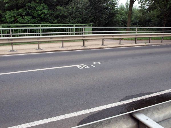 Asfalttekens (Foto: Aafke de Wijk)