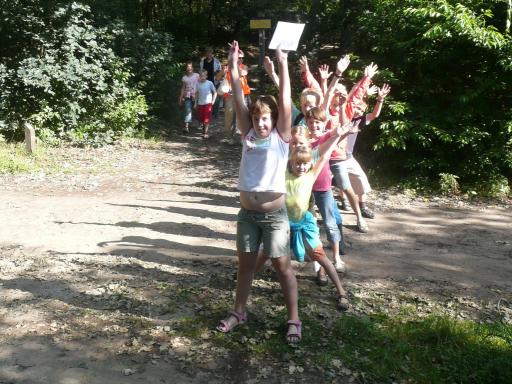 Kinderen met één been in Nederland en Duitsland (Foto: Kees van Rijn)