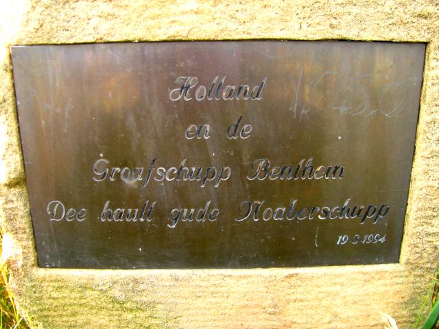 De plaquette (Foto: Dick Waanders)