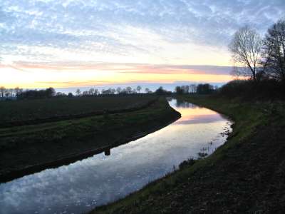 De Rammelbeek bij avond (dw)