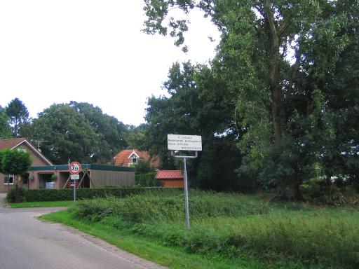 De plek van het bord (Foto: Dick Waanders)