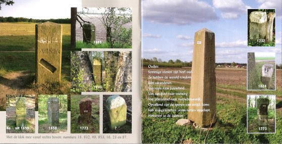 Twee pagina's van het boekje