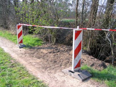 Het gat is gedicht (Foto Dick Waanders)